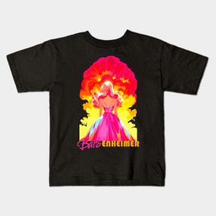 Barbie x Oppenheimer mashup Kids T-Shirt